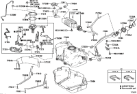 7760633040-Protector sub-assy, fuel tank, no.1