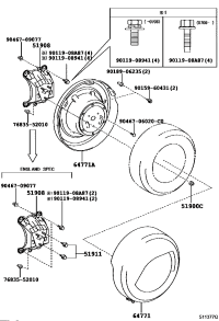 6477342060-COVER, SPARE WHEEL