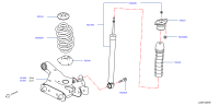 550365NA0A-SEAT-RUBBER,REAR SPRING