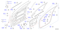 808301CA0A-WEATHERSTRIP-FRONT DOOR,RH