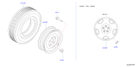 403001CA7B-WHEEL A S/TIRE