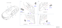 255703VA1B-SWITCH ASSY MIR