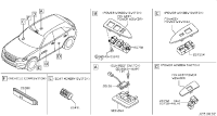 25401CG710-SWITCH ASSY POWER WINDOW,ASSIST