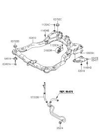 219302C051-BRACKET ASSY-ROLL STOPPER RR
