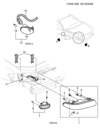 9044878-Head lamp (w/stop & turn signal lamp) (incl. 2-6) (2.725)