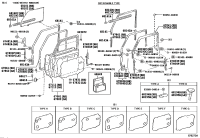 6740360032-FRAME SUB-ASSY, FRONT DOOR, REAR LOWER RH