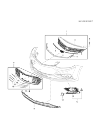 84201241-Grille, fr. upper (incl. 2-5)