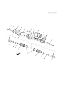 23183694-Repair kit, tie rod inner (incl. 2,4, 5,7)