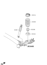 55300A7030-SHOCK ABSORBER ASSY-REAR