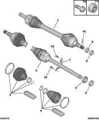 3272XT-New propeller shaft