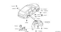 767489NF0A-PROTECTOR-REAR WHEEL HOUSE,RH