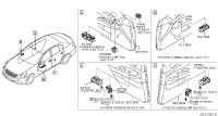 255701BA1A-SWITCH ASSY-MIRROR CONTROL