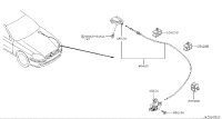 65601AT800-Lock assy-hood