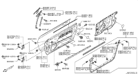 80831JJ50A-WEATHERSTRIP-FRONT DOOR,LH