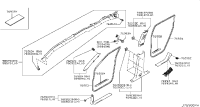 769111LA0A-GARNISH ASSY-FRONT PILLAR,RH