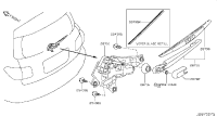 287101LA0A-MOTOR ASSY-REAR WINDOW WIPER