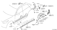 767481CA0A-PROTECTOR-REAR WHEEL HOUSE,RH