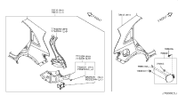 776601CA0A-PILLAR ASSY-BACK,RH