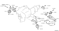 113231CA0A-BRACKET-ENGINE MOUNTING,REAR