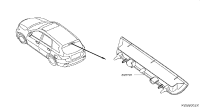 265909B90B-STOP LAMP ASSY-HIGH MOUNTING