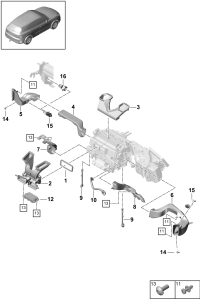 9Y0858431B-Middleware-defroster nozzle, windshield
