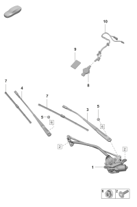 971998001A-WIPER BLADE SET 57/530-CARRERA