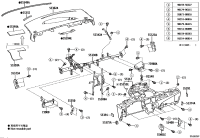 7396028080-AIR BAG ASSY, INSTRUMENT PANEL PASSENGER W/O DOOR