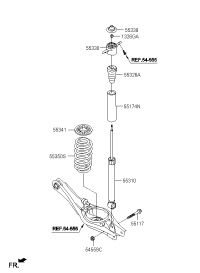 55310S7AA0-SHOCK ABSORBER ASSY-REAR