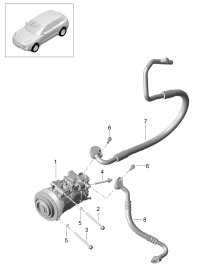 95B260805B-COMPRESSOR-AIR CONDITION-W164