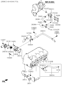 256314A300-FITTING-COOLANT INLET