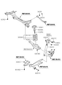 553104D401-SHOCK ABSORBER ASSY-REAR