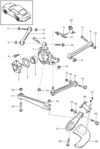 99733104280-PORSCHE PANAMERA CONTROL ARM