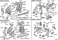 6160830250-PANEL, QUARTER WHEEL HOUSE, INNER LH