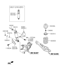 553102P500-SHOCK ABSORBER ASSY-REAR