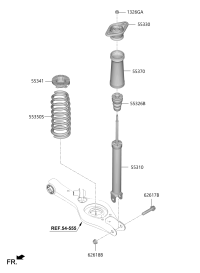 55311Q3000-SHOCK ABSORBER ASSY-REAR