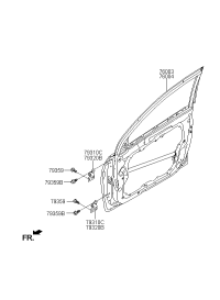 760034Q100-Door assy-front lh