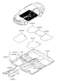 842604Q000HZ-CARPET ASSY-FLOOR