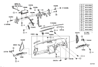 5540053901-PAD SUB-ASSY, INSTRUMENT PANEL SAFETY