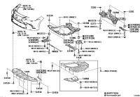 4869133040-Damper, suspension support cover
