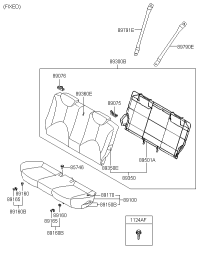 891000M000XFX-CUSHION ASSY-RR SEAT