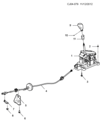 26671004-Control assy-automatic transmission (incl. 9-11)