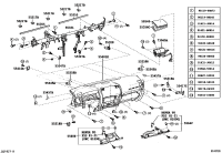5540160904E0-PAD SUB-ASSY, INSTRUMENT PANEL SAFETY