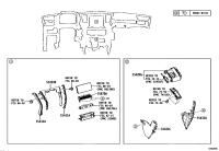 5543158080C0-PLATE, INSTRUMENT PANEL FINISH