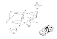 85840D0000PJB-TRIM ASSY-CTR PILLAR UPR RH