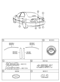 8631009BA0-EMBLEM-SONATA