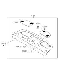 856103D000V2-TRIM ASSY-PACKAGE TRAY