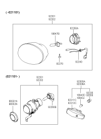 8655139500-Cap-fr bumper fog lamp lh