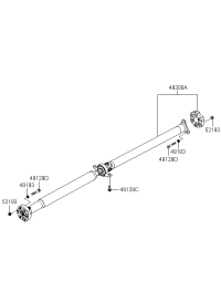 493003M000-SHAFT ASSY-PROPELLER
