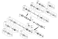 495012W080-SHAFT ASSY-DRIVE,RH