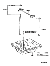 7441195D00-CARRIER, BATTERY